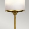 Minimalistyczny Elegancki kinkiet Mona Kichler KL-MONA-S-NBR Naturalny mosiądz
